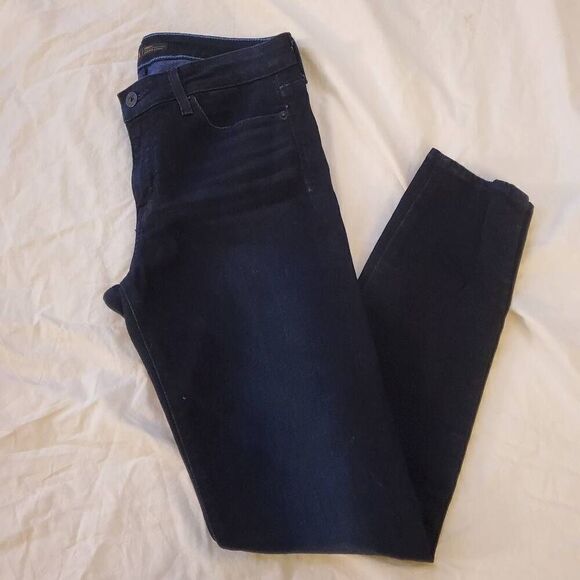 EUC Big Star Andrea Dark Wash Midrise Skinny Jean- Size 28 - Picture 3 of 11